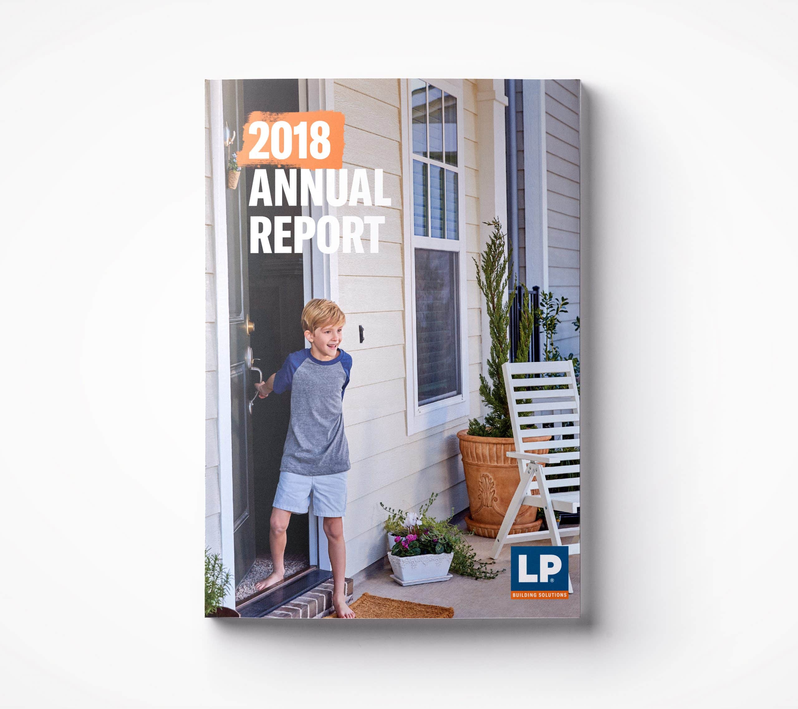 LP Building Solutions Annual Report Cover