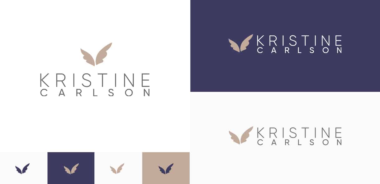 Kristine Carlson Logo variations