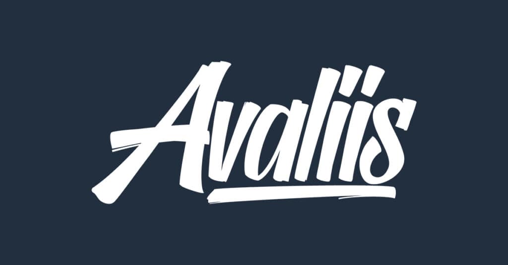 The logo for Avaliis on a dark background.