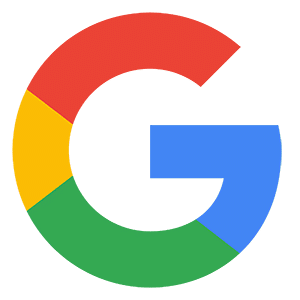 The image shows the Google logo, consisting of a stylized letter "G" incorporating red, blue, green, and yellow colors.